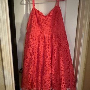 Pink Lace Dress